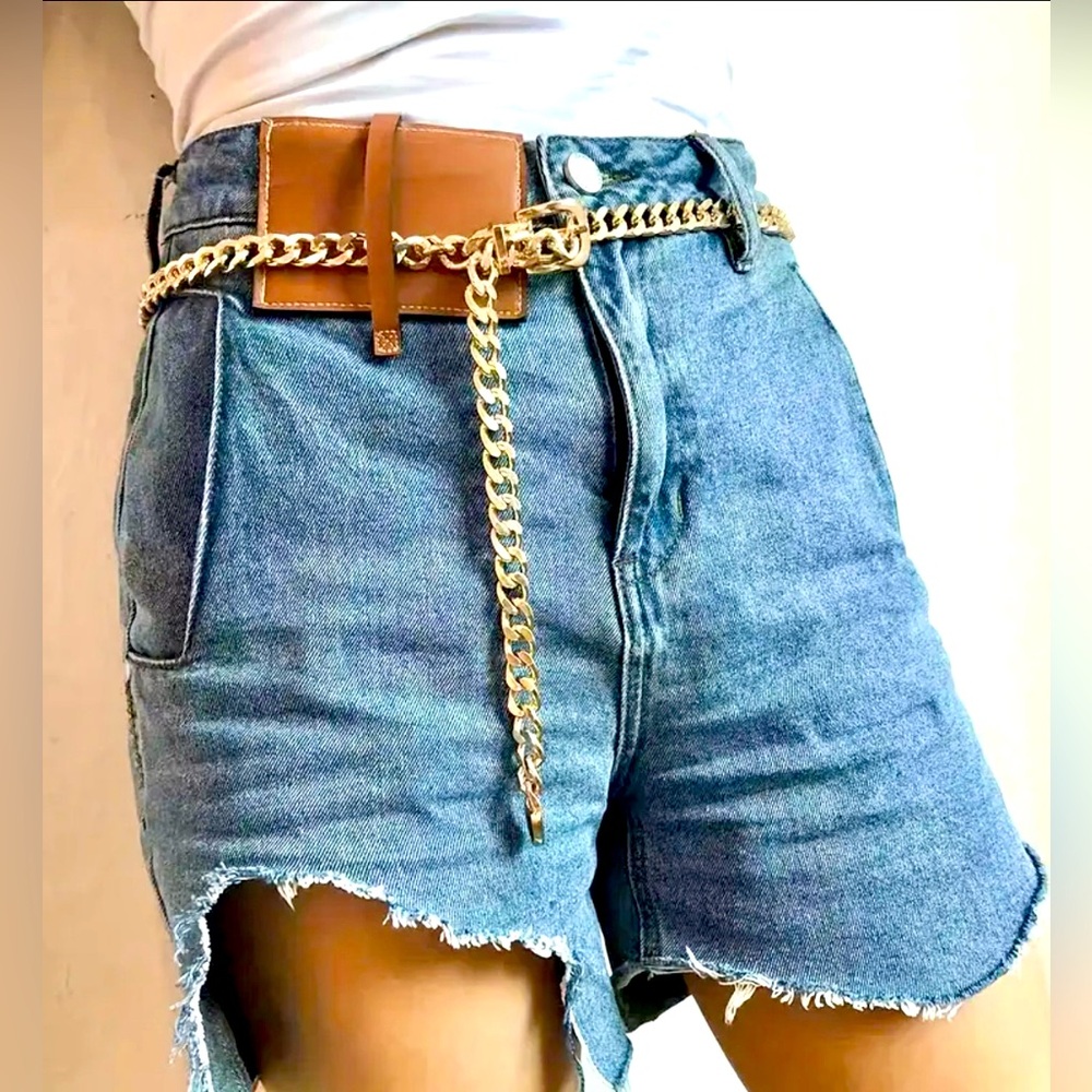 Gold Metal Chain Belt